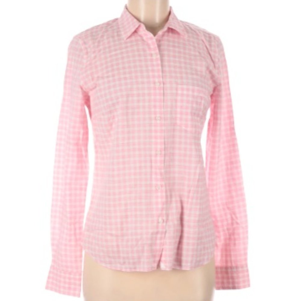 UNTUCKit Pink Gingham Button-Down Shirt - Picture 2 of 8